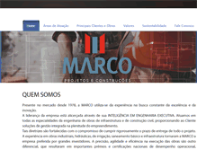 Tablet Screenshot of marcoprojetos.com.br